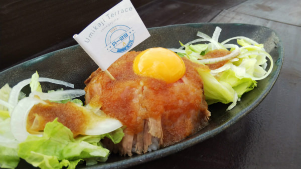 Android One X4 ローストビーフ丼