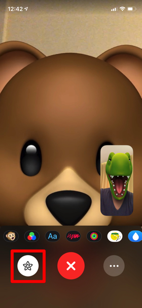 FaceTimeでも利用可能