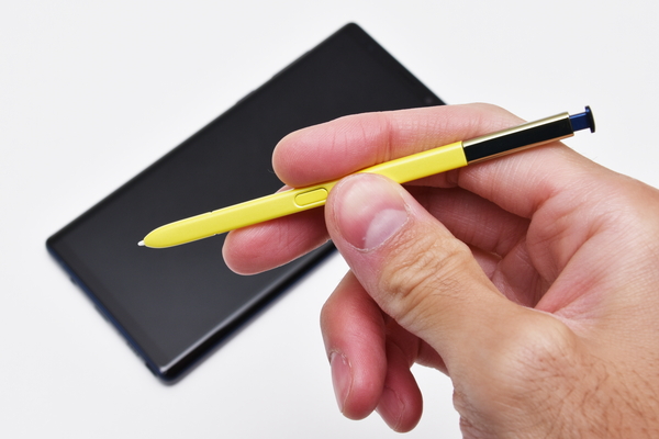Sペンの外観はGalaxy Note8とほとんど変わっていない