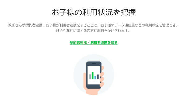 LINEモバイルはお子様に持たせるスマホとしても優秀