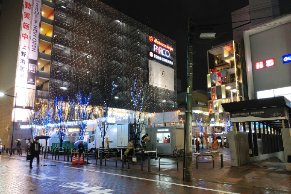 LEDの光もしっかりと撮影することができた
