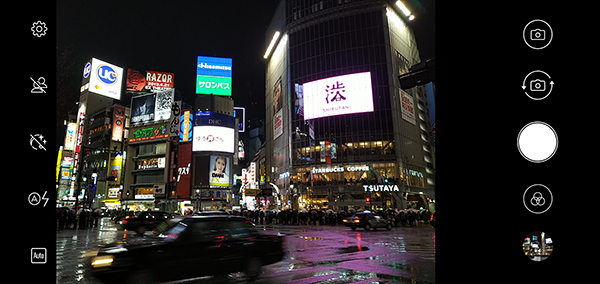 オートで夜間撮影を試してみた