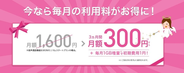 IIJmioはキャンペーンがお得!