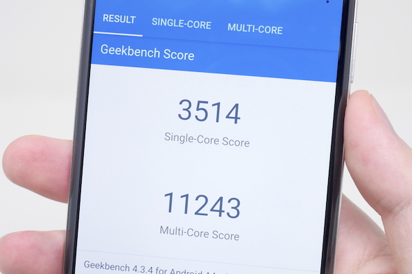 Geekbenchのスコア