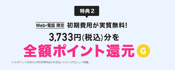 音声通話SIM特典②