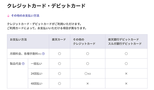 口座振替とデビットカード支払いの両方に対応